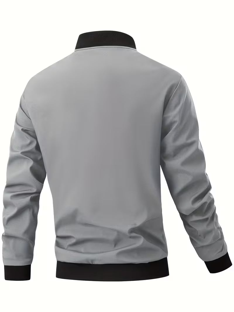 Baldis - Casual Bomber Jacket With Zipper