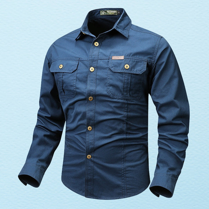 Theodor - Long Sleeve Shirt With Pocket