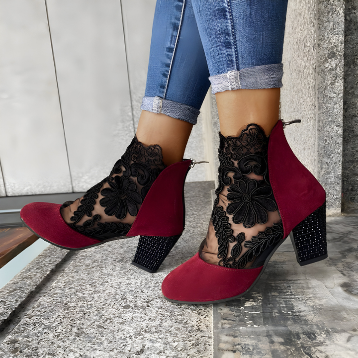 Kiaria - Orthopedic Floral Pattern Shoes