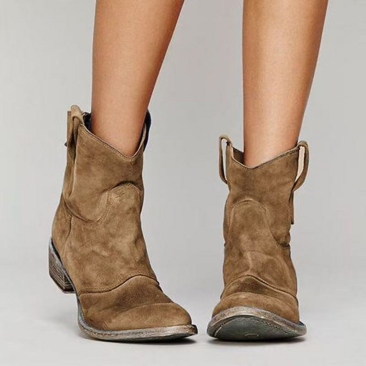 Noyara - Elegant Suede Ankle Boots