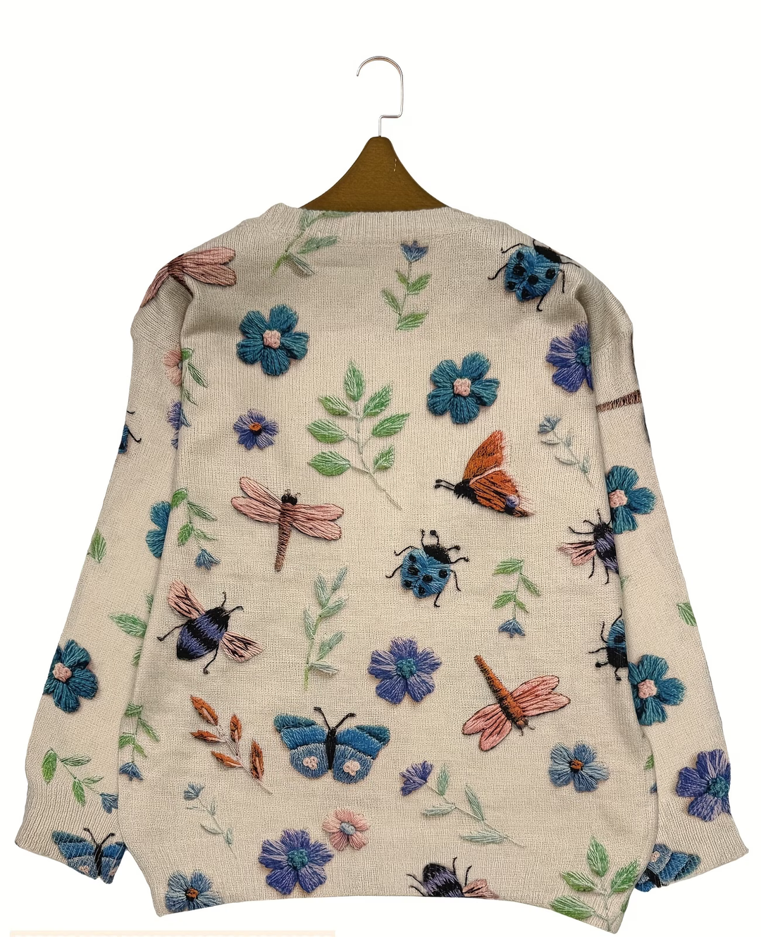 Neriita - Sweater With Floral and Insect Print