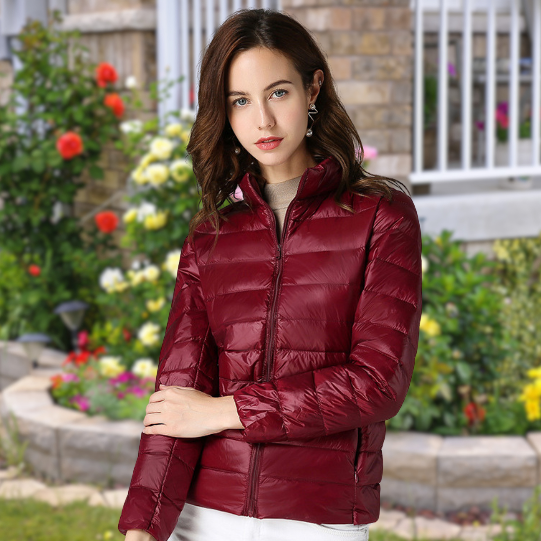 Isla - White Down Waterproof Jacket