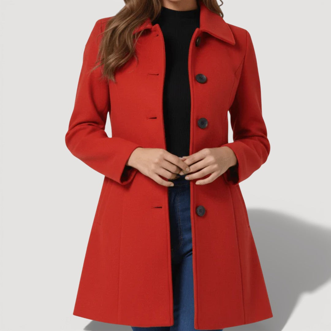Tharushika - Sophisticated Long Sleeve Coat