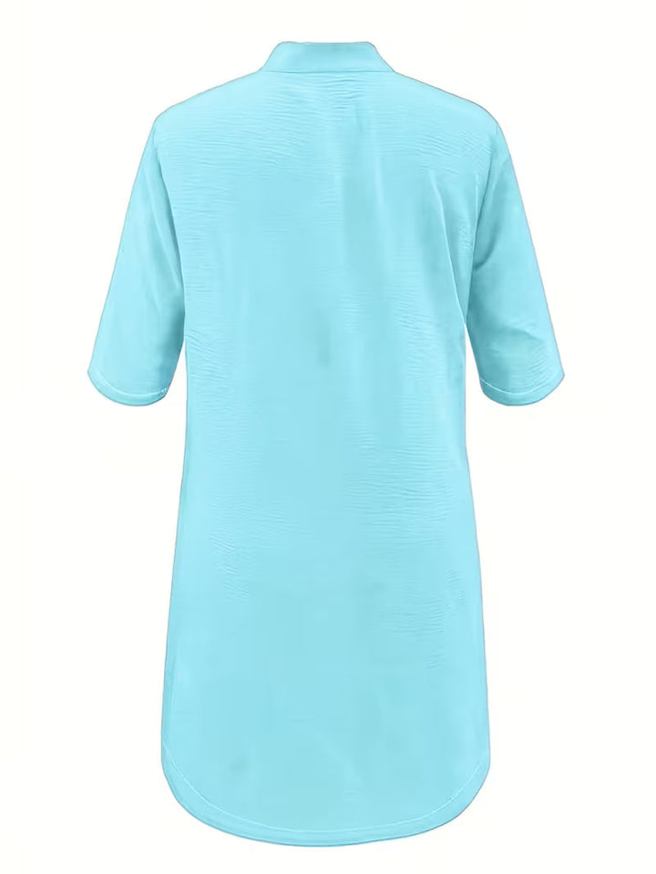 Keiniza - Short Sleeve Shirt Dress