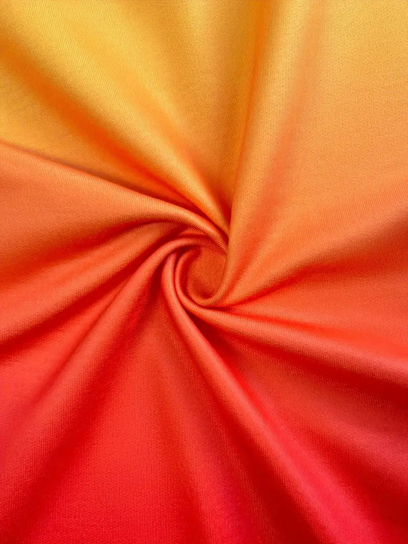 Areeqa - Gradient Color Drawstring Hoodie