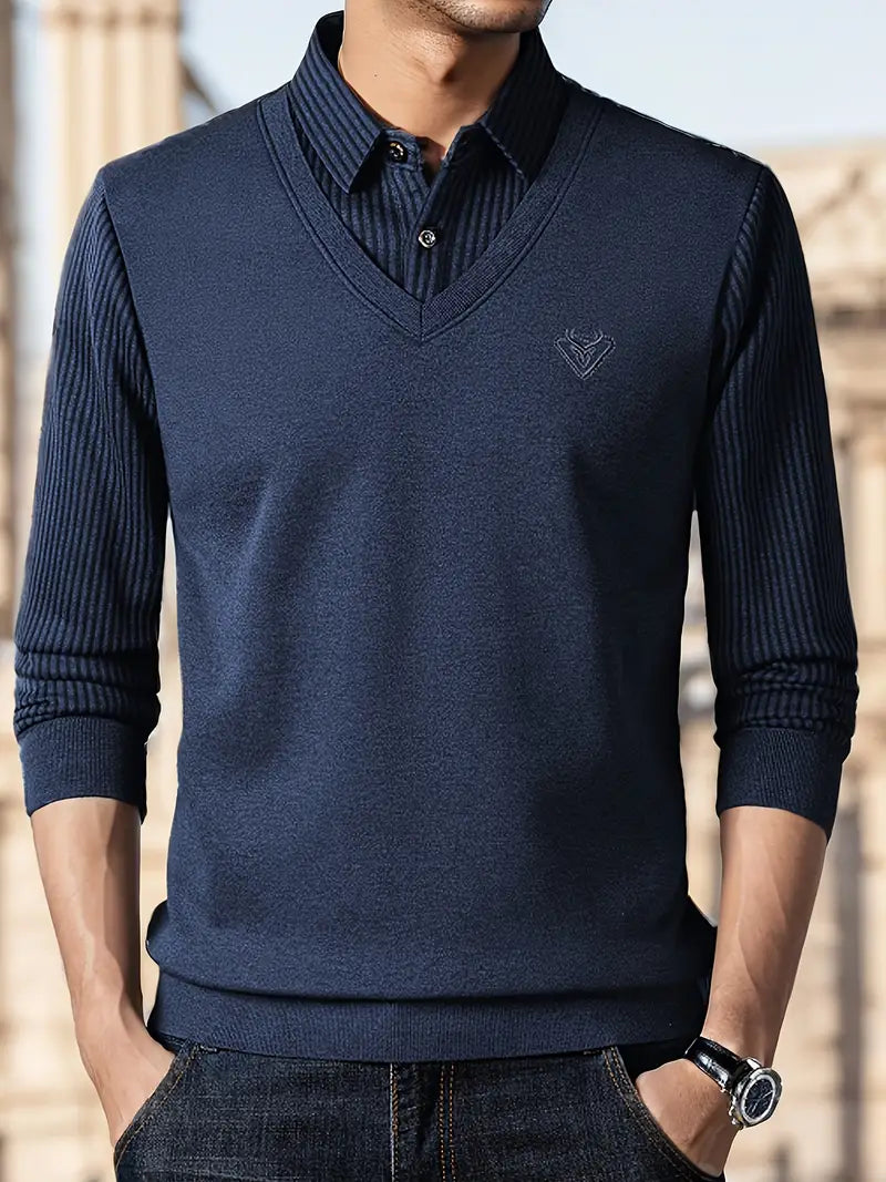 Leroy - Casual Long Sleeve Knitted Swater