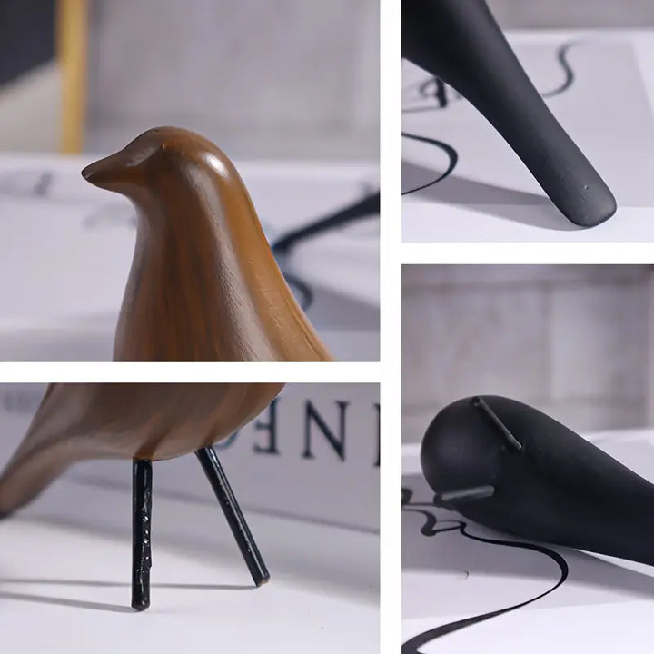 DecoPerch - Art Deco Abstract Bird Statues Set