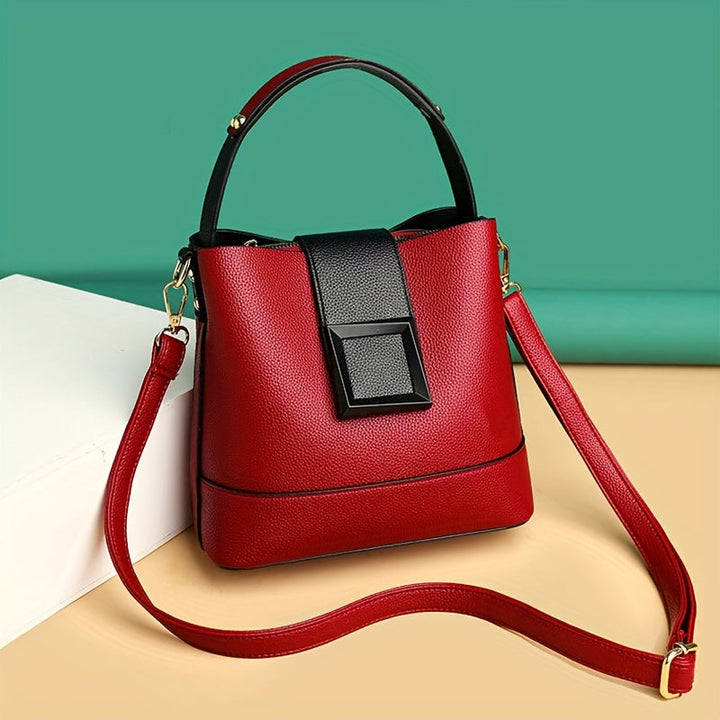 Maelisina - Elegant Bucket Bag With Adjustable Shoulder Strap