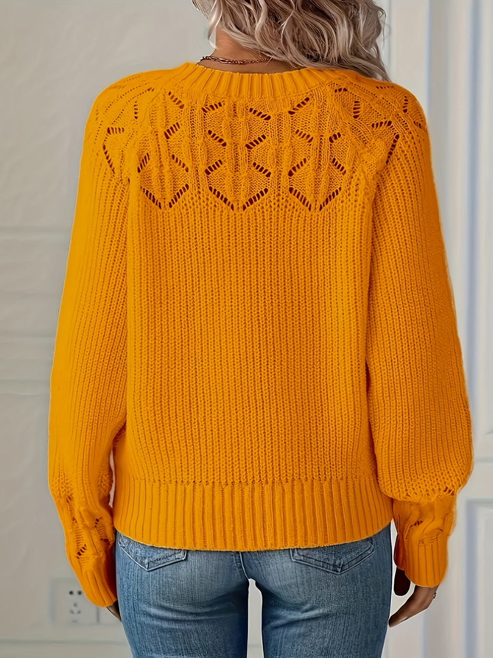 Nasia - Eelegant Long Sleeve Sweater