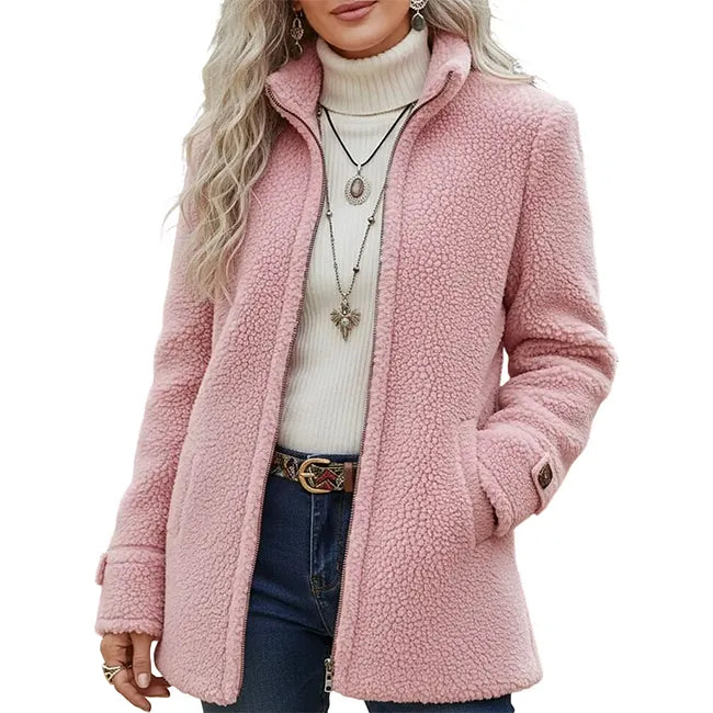 Raffora - Casual Jacket With Stand Up Collar