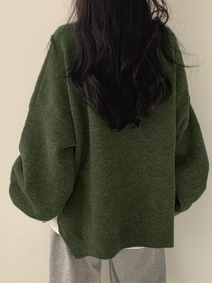 Pearline - Crew Neck Long Sleeve Sweater
