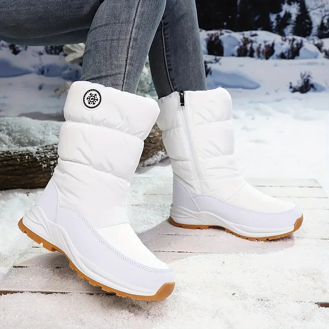 Delela - High Quality Mid-Calf Winter Snow Boot