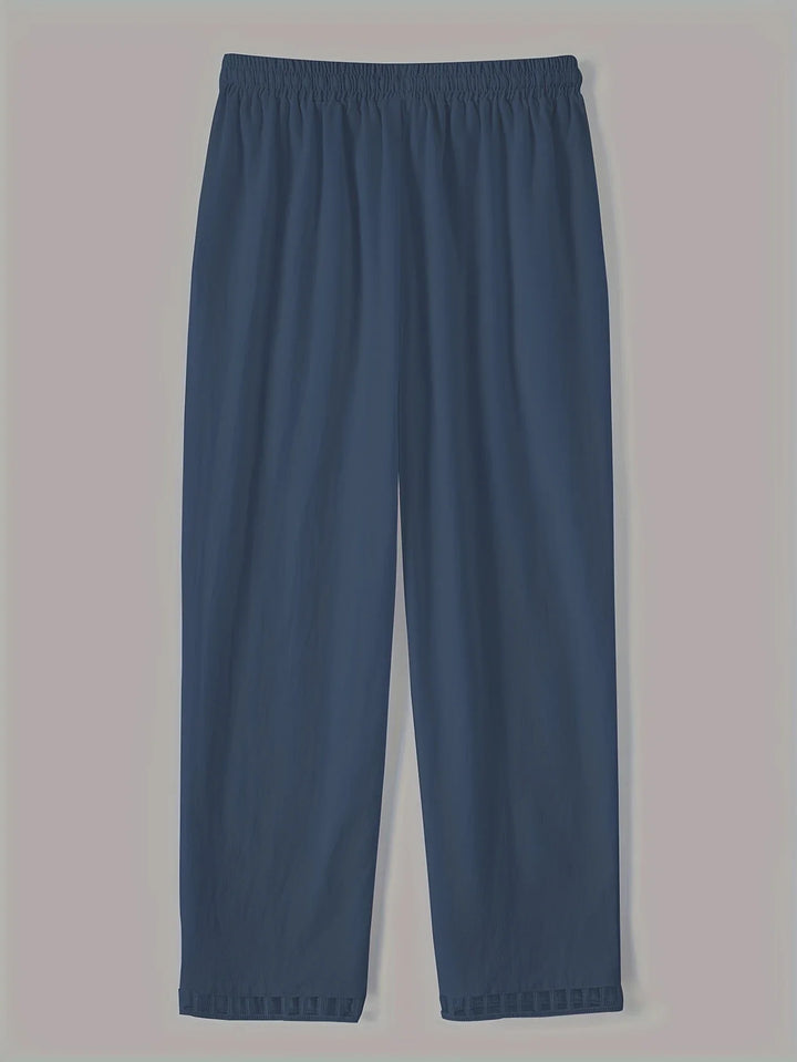 Tracey - Contrast Trim Cropped Pants