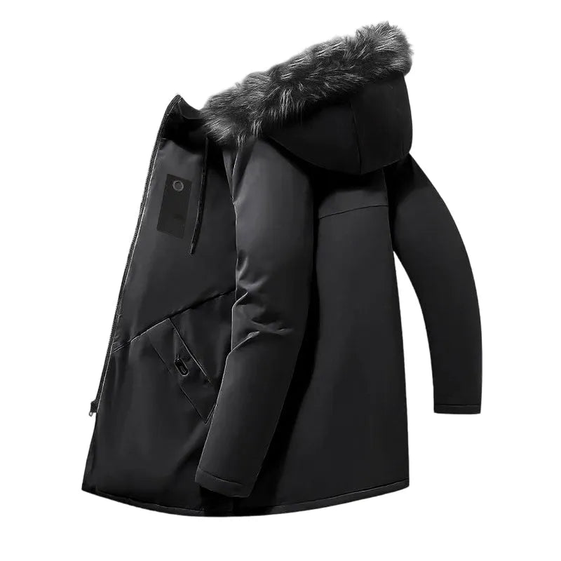 Aneliaitha - Windproof Hooded Parka Jacket
