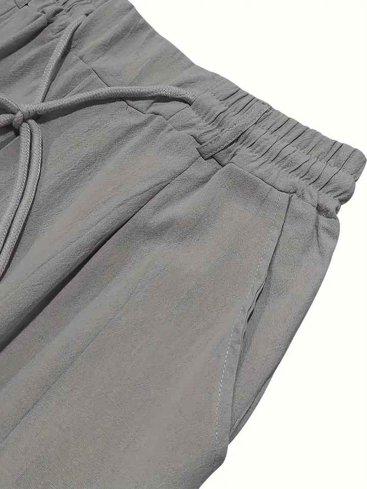 Nichols - Linen Loose Fit Drawstring Pant