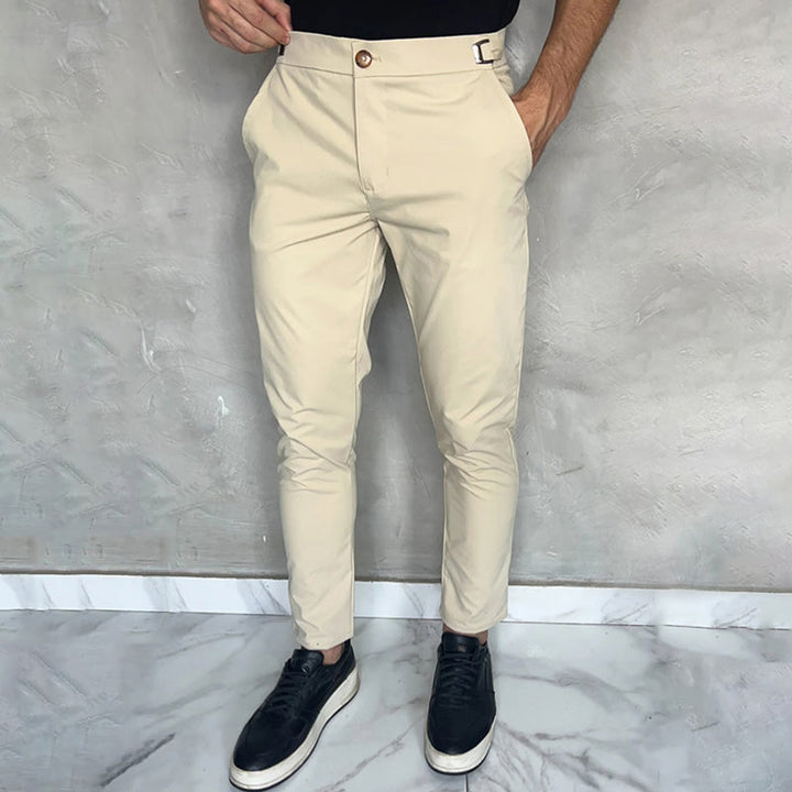 Matan - Classic Stretch Slim Fit Trousers