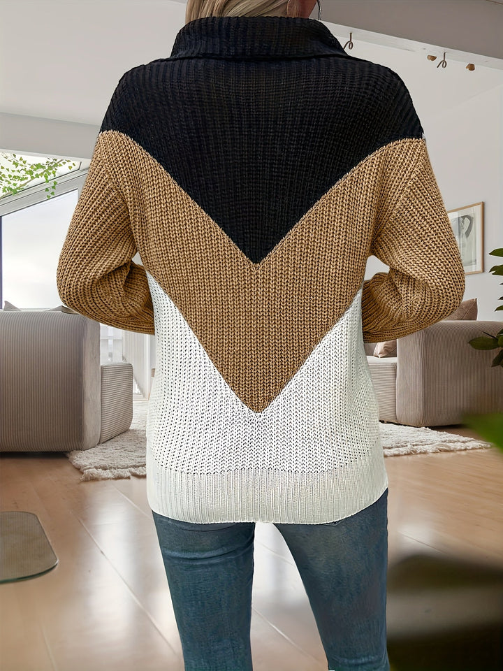 Kathrin - Long Sleeve Knitted Sweater
