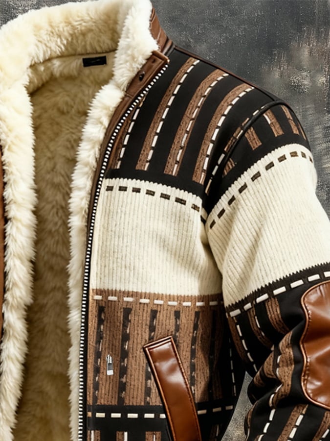 Gyasi - Fleece Lining Zipper Jacket