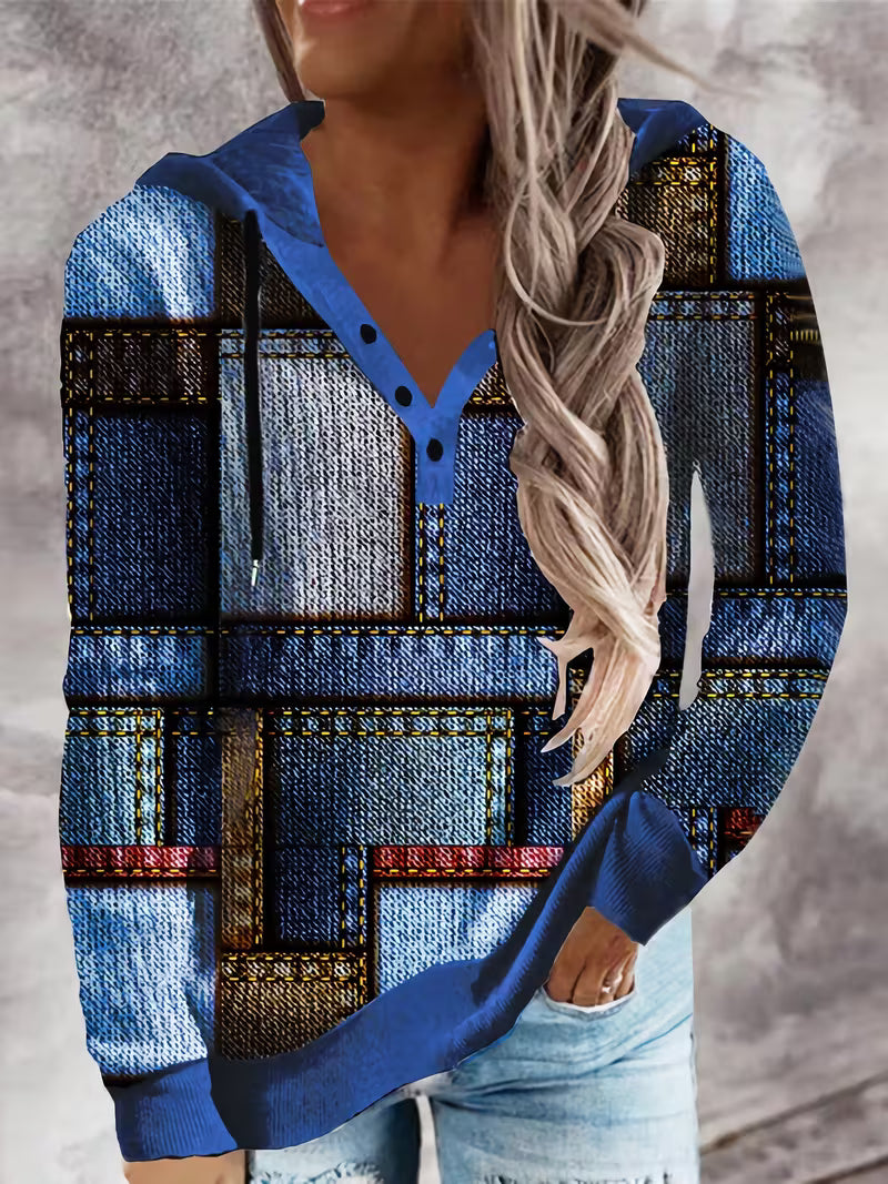 Nimbusmark - Casual Long-Sleeve Printed Hoodie