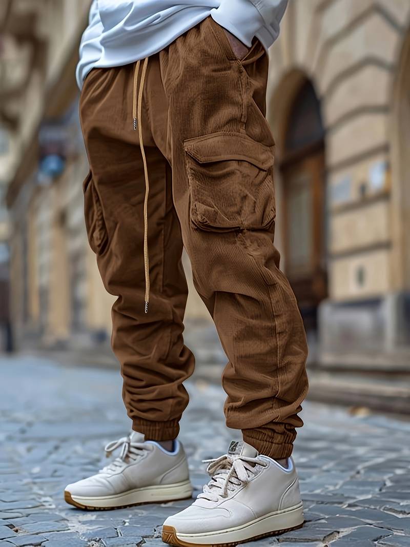 Baruch - Breathable Cargo Pants With Drawstring Waist