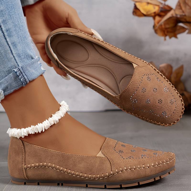 Orital - Vintage Stitched Soft Loafers