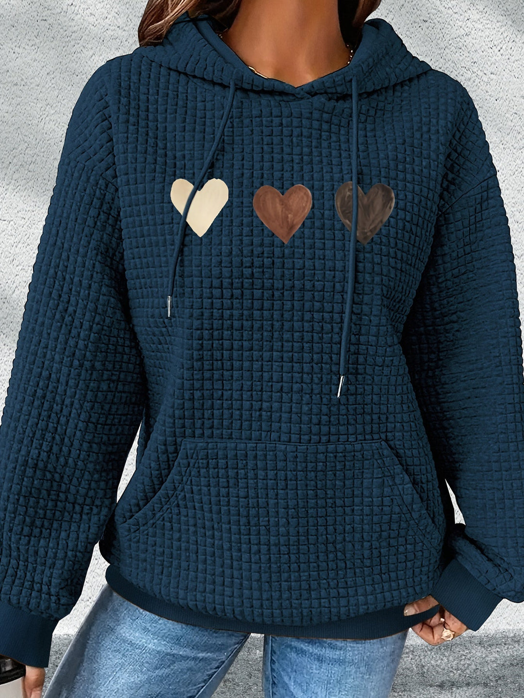 Urmela - Casual Polyester Hoodie With Pockets