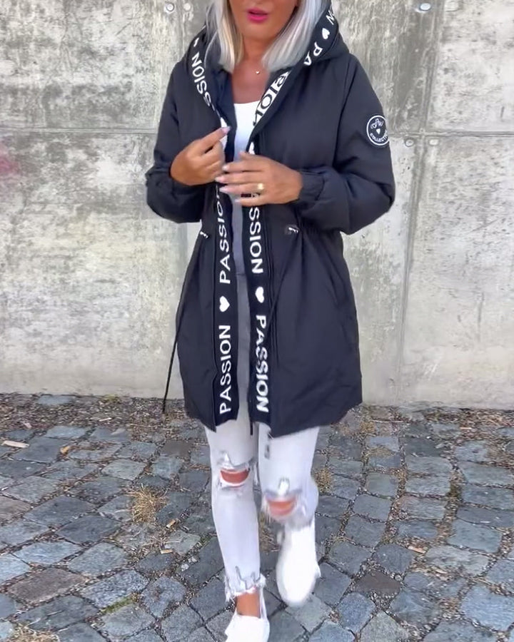 Valeella - Long Hooded Trench Coat