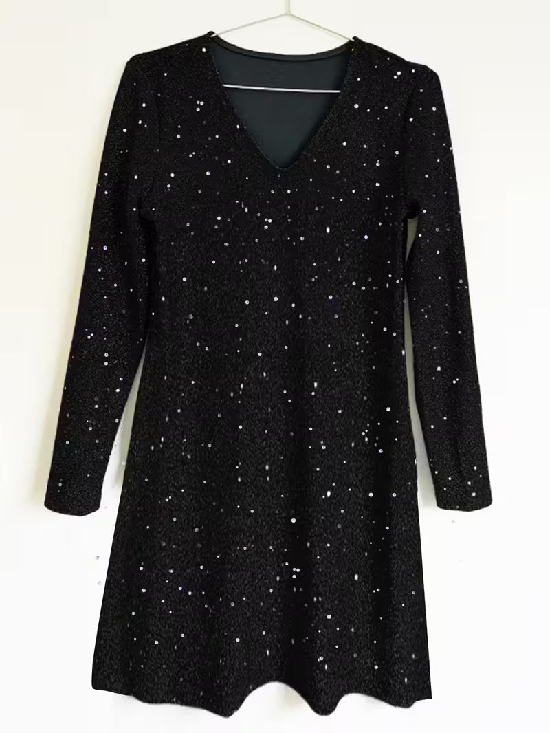 Eglantina - Midi Dress With Heavy Embroidery Beads