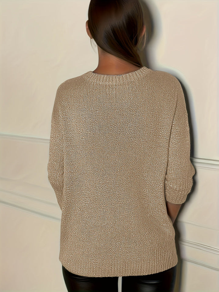 Healy - Knitted Sweater With V-Neck