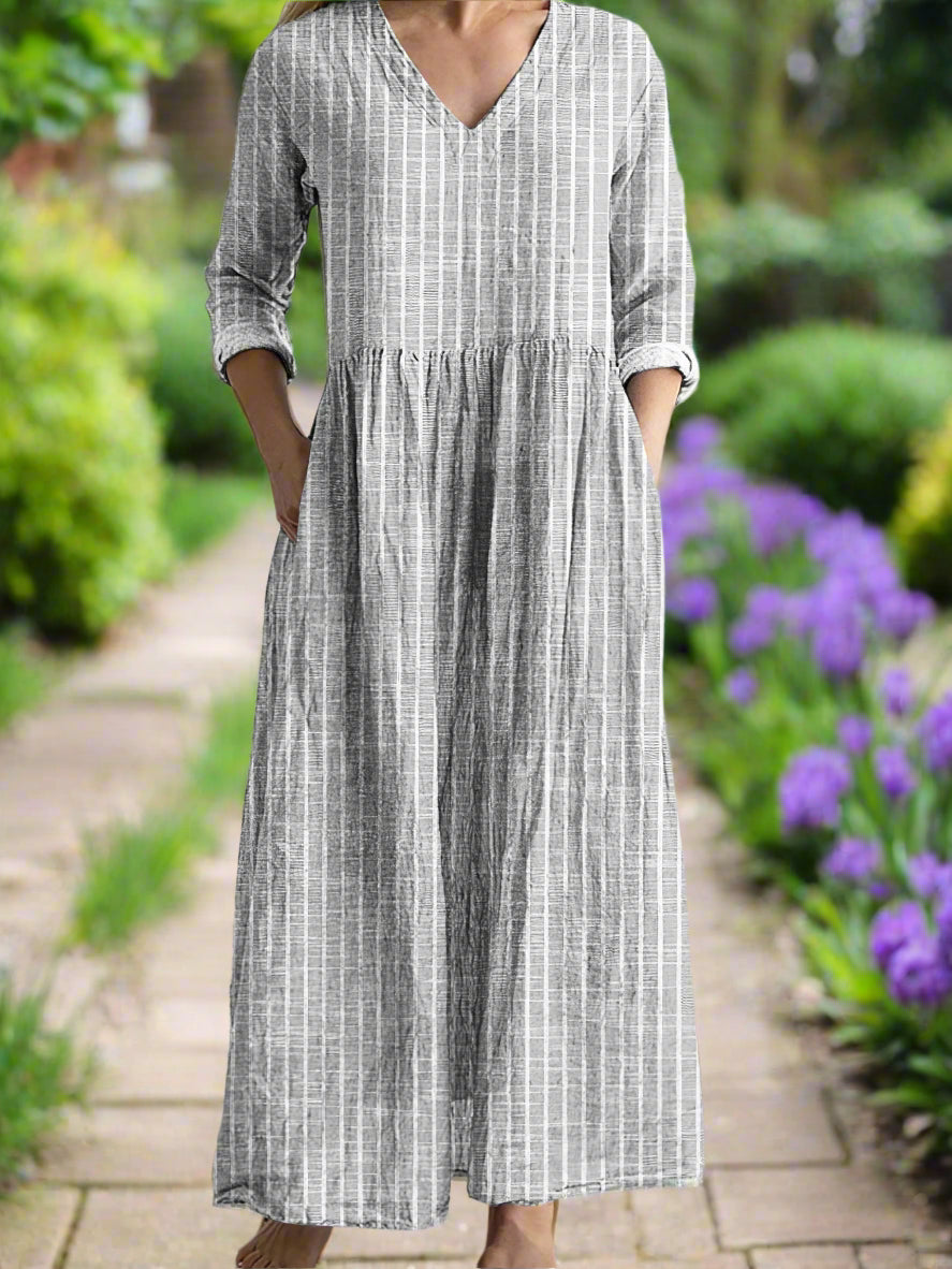 Gregoria - Casual Striped Dress