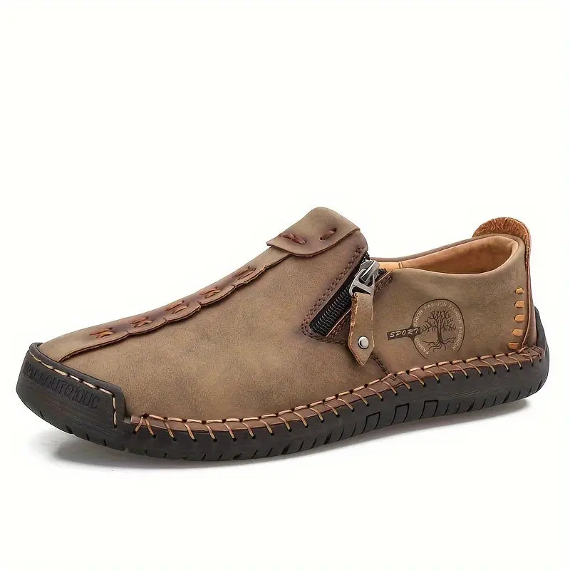 Joesph - Leather Shoes With Side Zipper