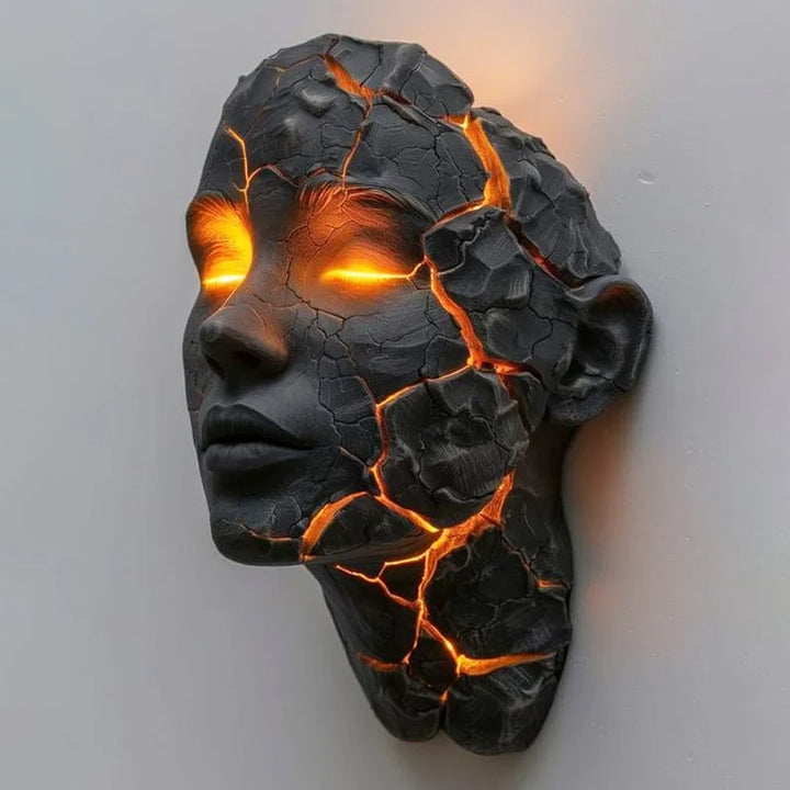 CrackGlow -  Cracked Soul Wall Lamp