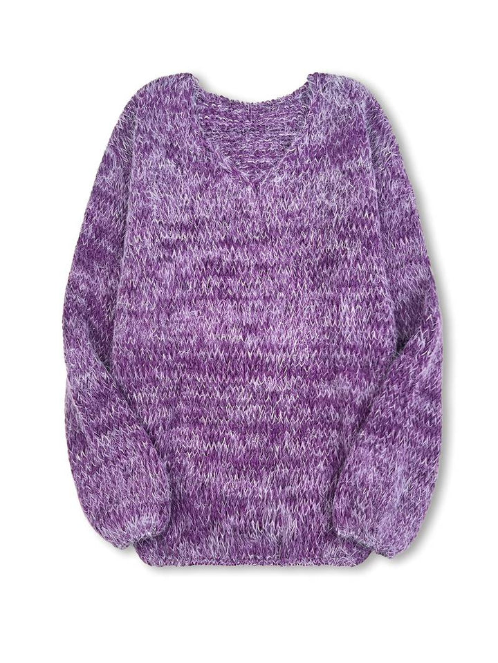 Lital - Elegant Soft Sweater With V-neck