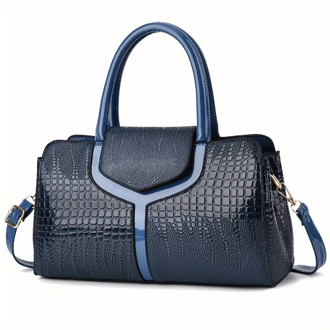Isolarenna - Handbag With Crocodile Texture