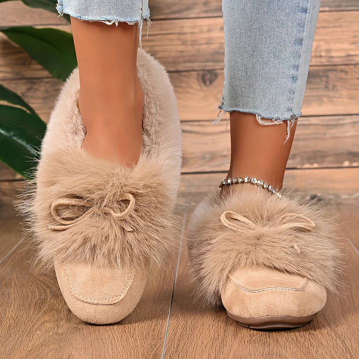 Kesmina - Cozy Faux Fur Non-Slip Shoes