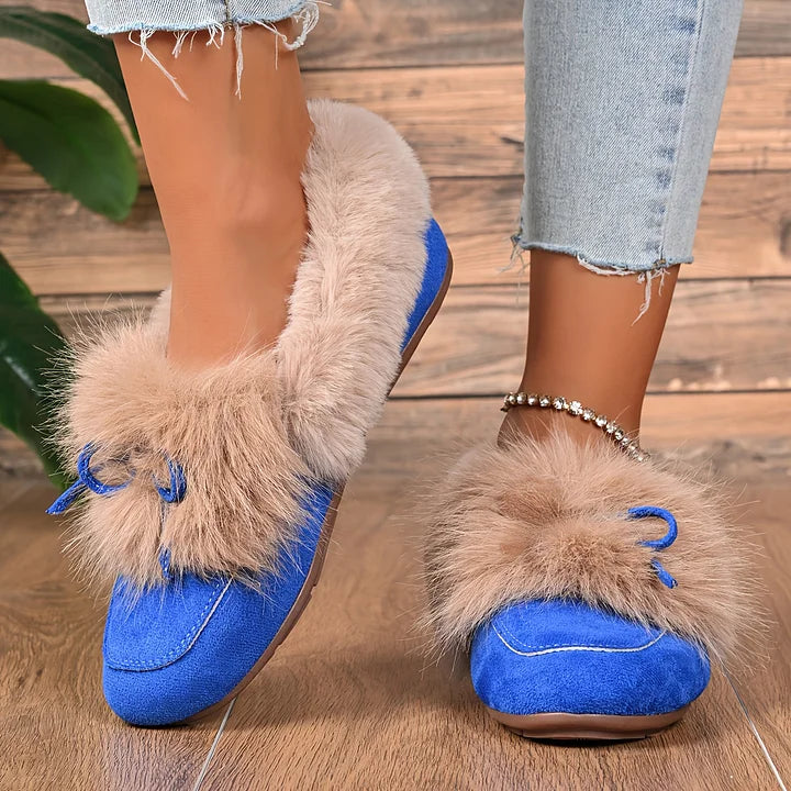 Kesmina - Cozy Faux Fur Non-Slip Shoes