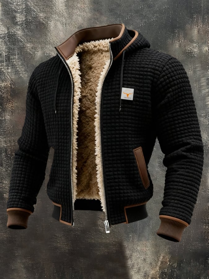 Natan - Fleece Quilted Jacket With Long Sleeve