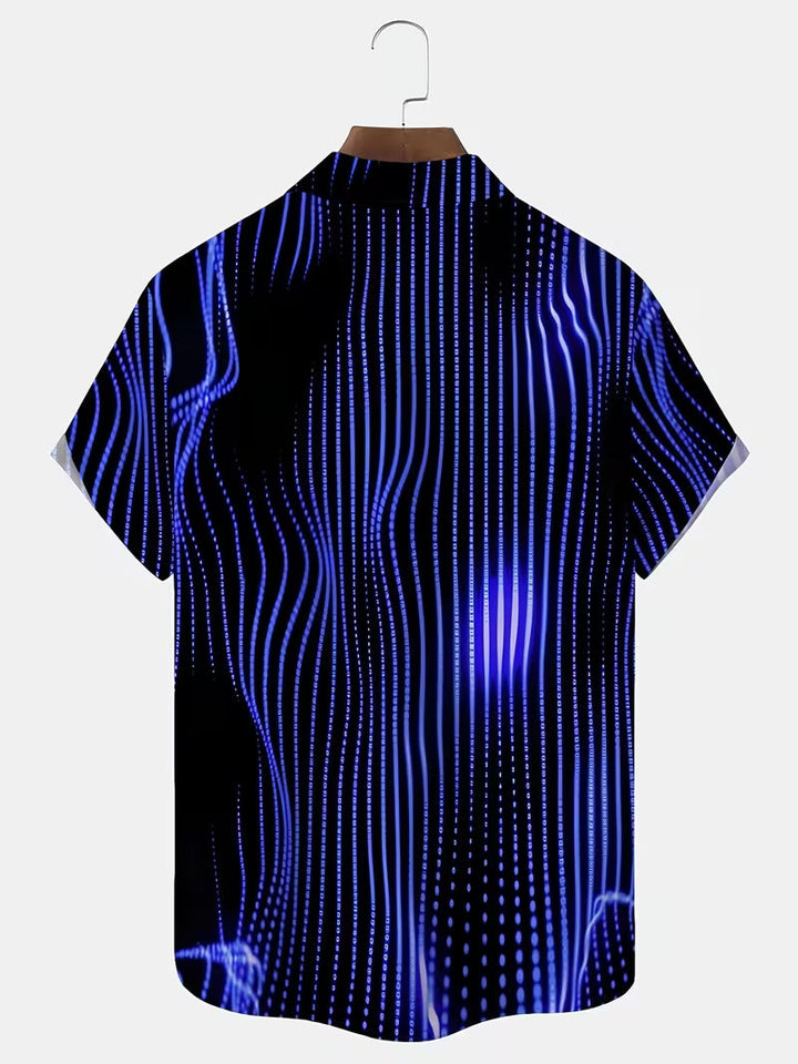 Ludwig - Casual Shirt With Art Stripe Print
