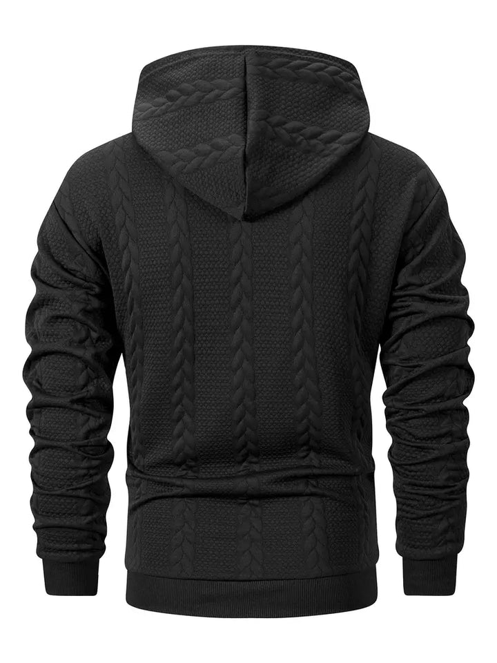 Connolly - Casual Knitted Hooded Sweater With Front Pocket