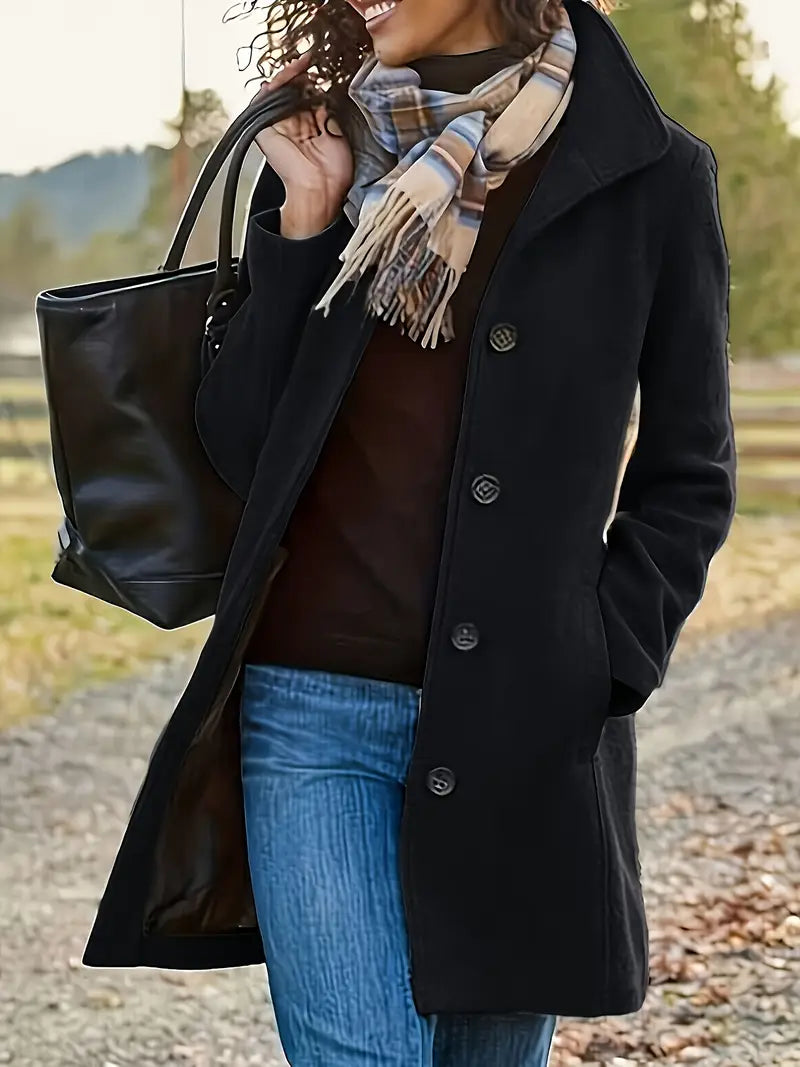 Nuriye - Long Sleeve Winter Coat