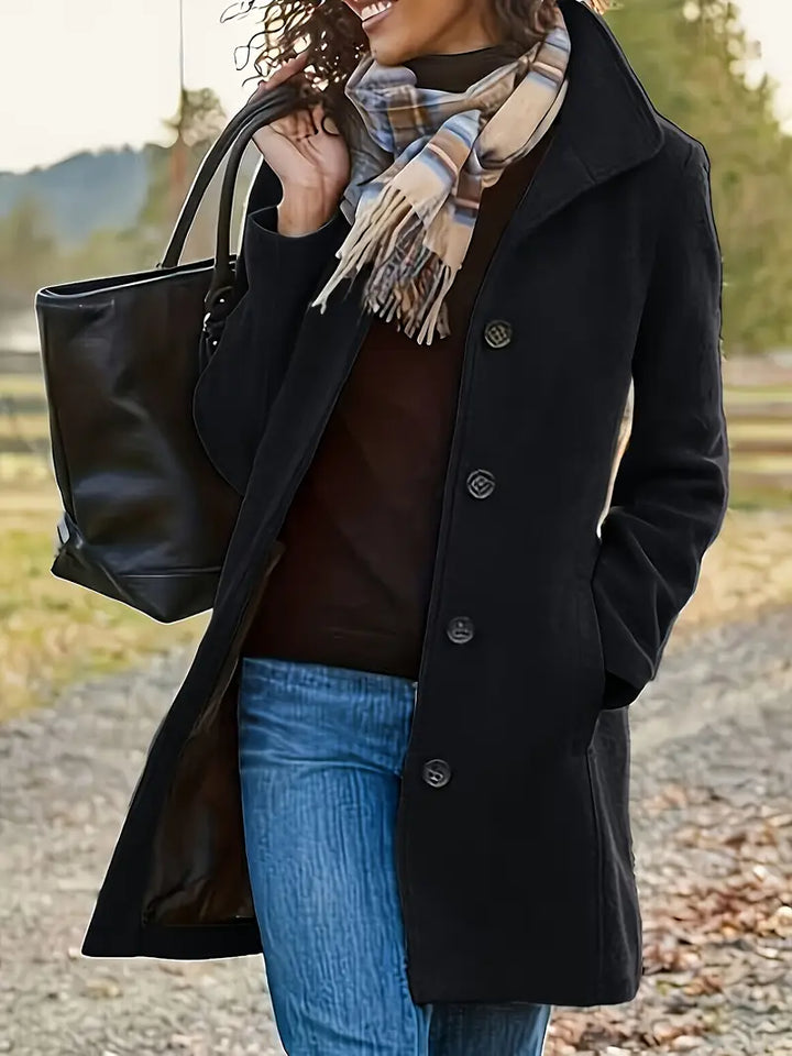 Nuriye - Long Sleeve Winter Coat