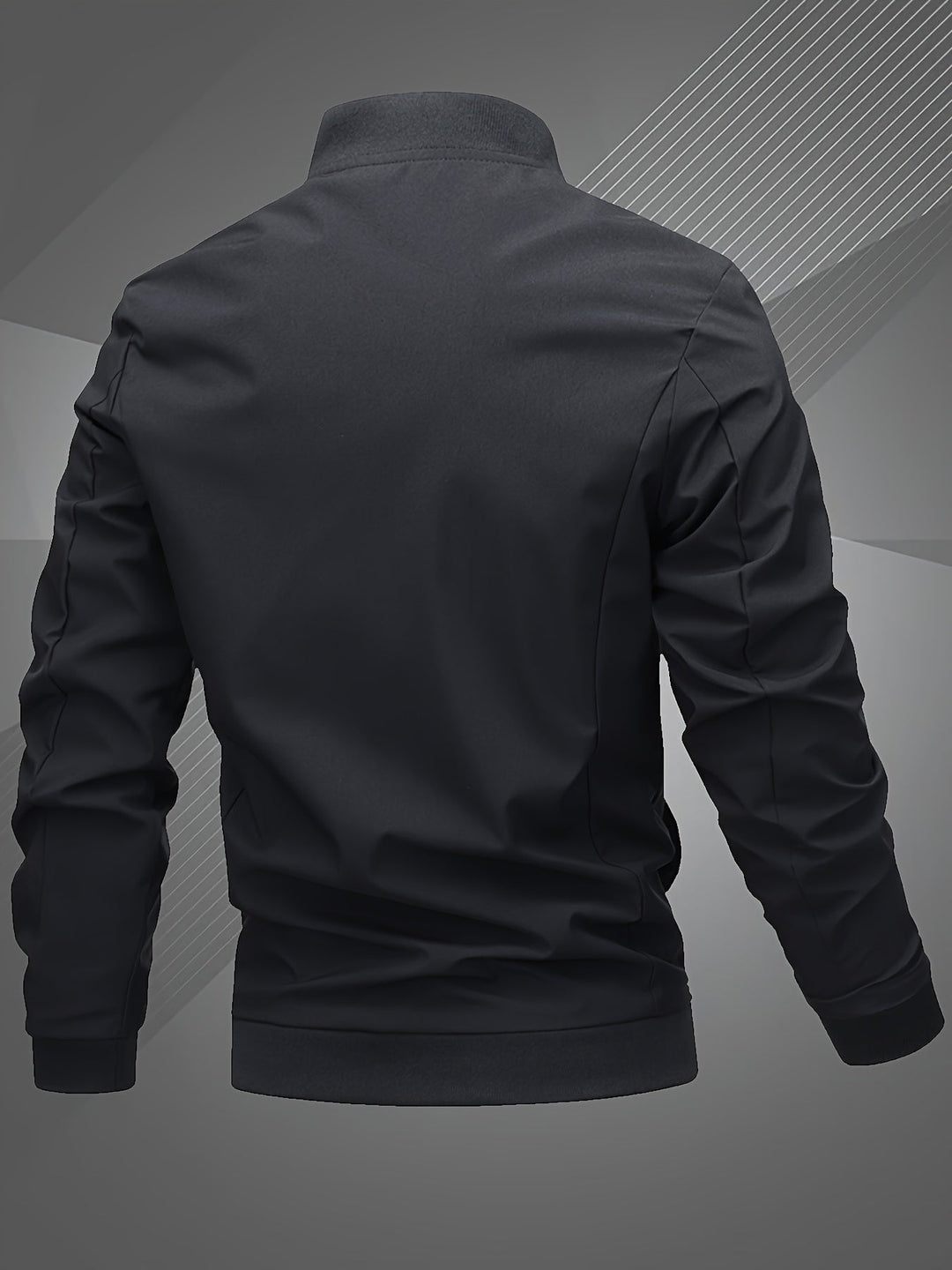 Hammond - Casual Long Sleeve Bomber Jacket