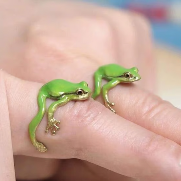 Ethel - Tree Frog Jewelry Set