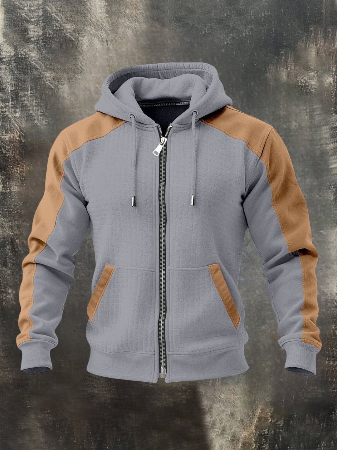 Gunter - Two-Tone Zip-Up Sweatshirt