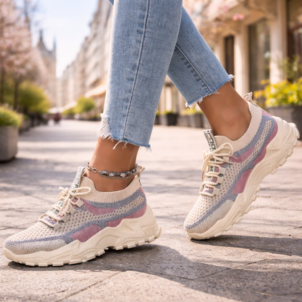 Annelien - Comfortable Knitted Sneakers
