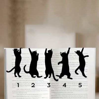 KittyMark -  Metal Bookmarks in the Shape of a Cat