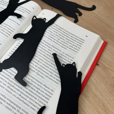 KittyMark -  Metal Bookmarks in the Shape of a Cat