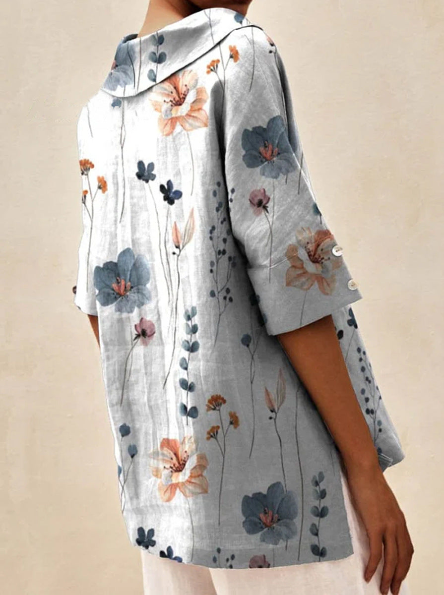 Lisianne - Summer Floral Top