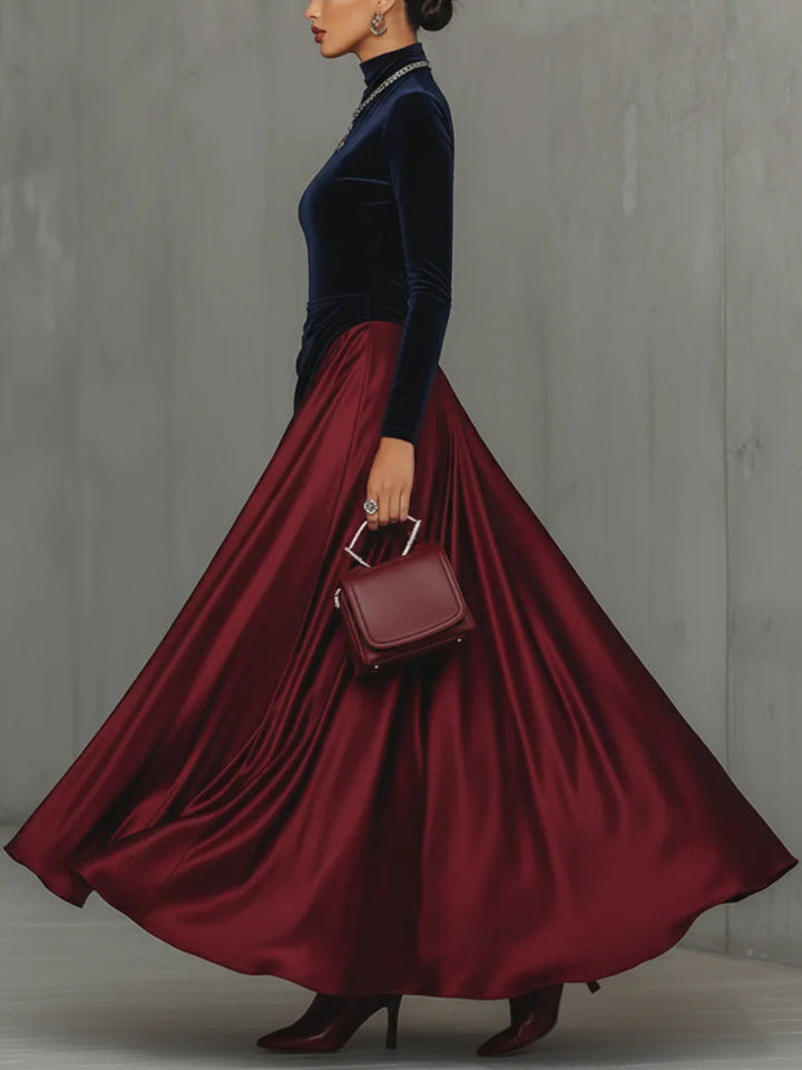 Kaliselle - Two Tone Long Dress