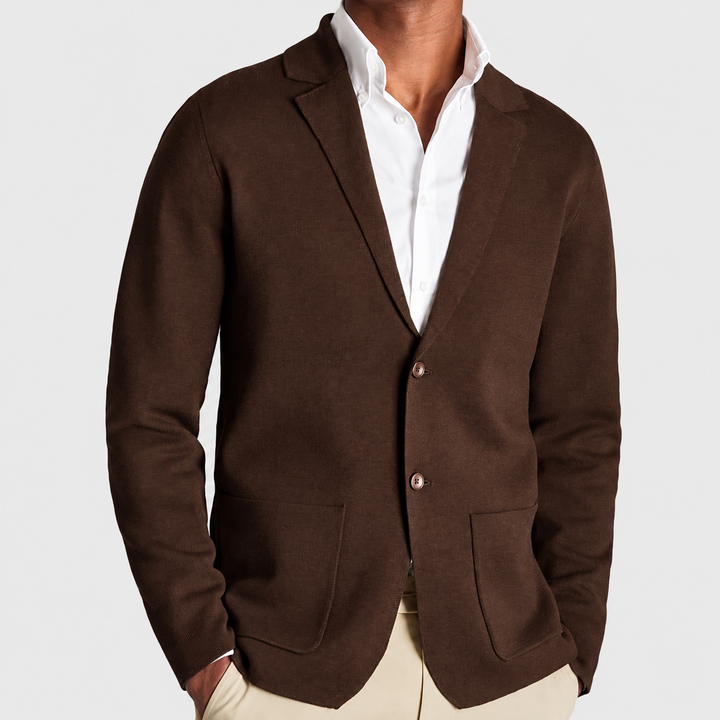 Viktis - Knitted Blazer With Patch Pockets